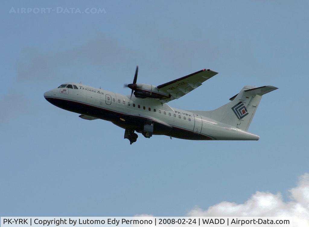PK-YRK, 1988 ATR 42-300 C/N 106, Active propeller A/C who serve East Indonesia area