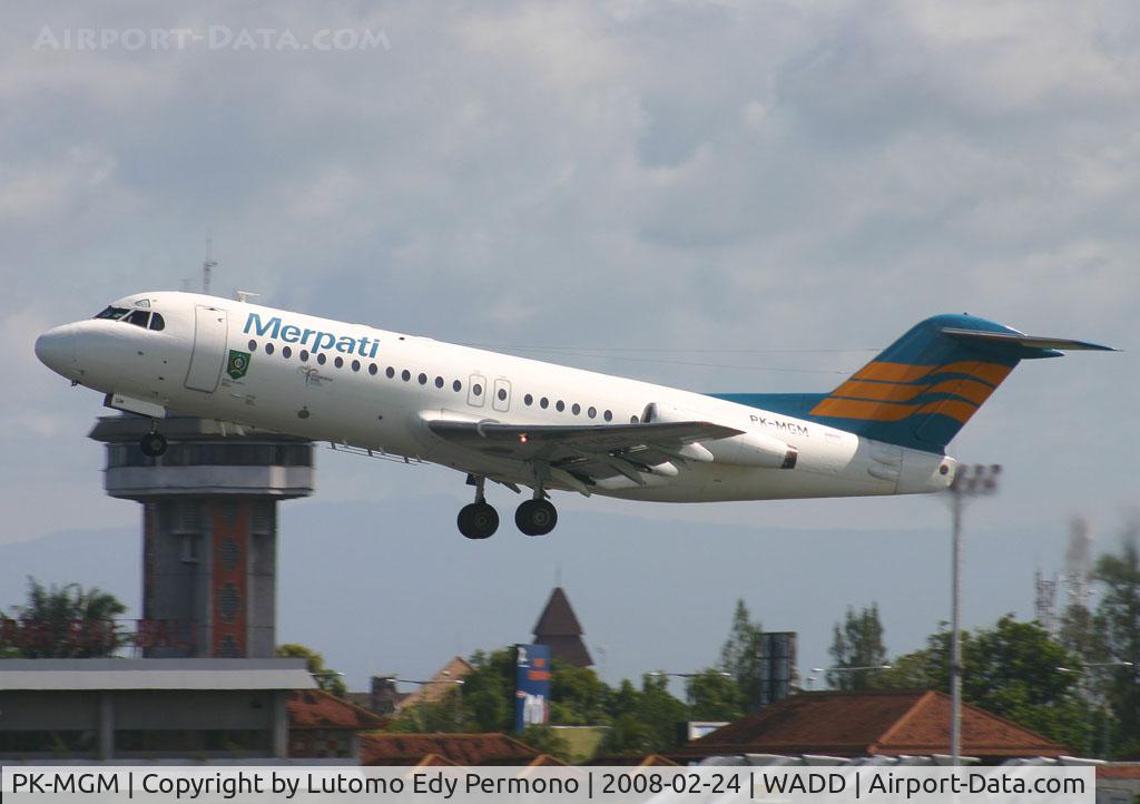 PK-MGM, 1983 Fokker F-28-4000 Fellowship C/N 11199, The only Merpati who active use this A/C for commercial operational