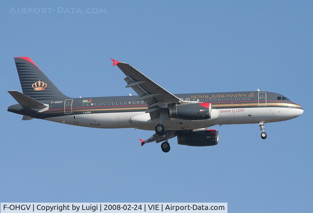 F-OHGV, 2006 Airbus A320-232 C/N 2649, Royal Jordania A320