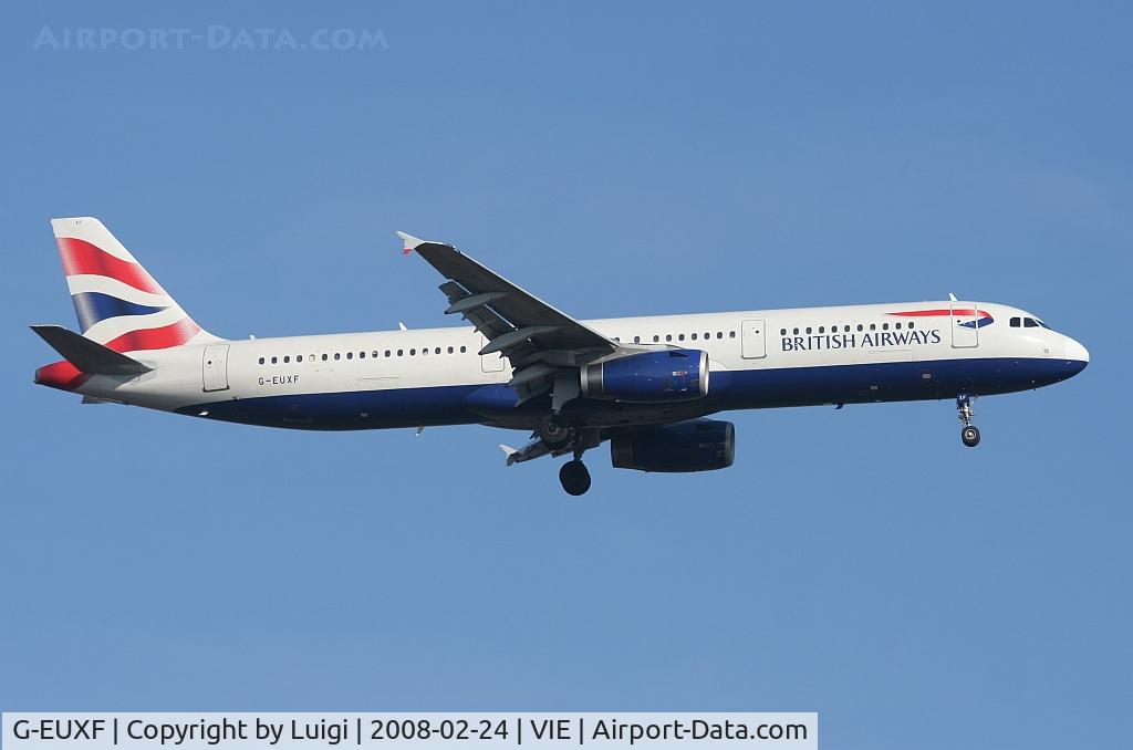 G-EUXF, 2004 Airbus A321-231 C/N 2324, British Airways A321