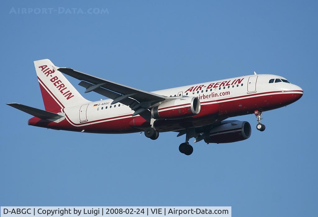D-ABGC, 2005 Airbus A319-132 C/N 2468, Air Berlin A319