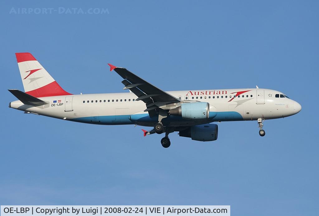 OE-LBP, 1998 Airbus A320-214 C/N 797, Austrian A320