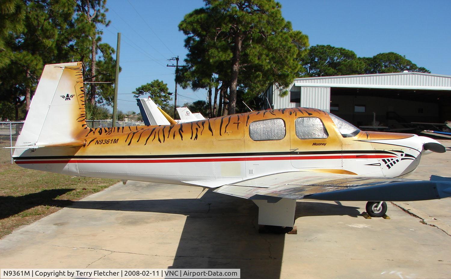 N9361M, 1966 Mooney M20E C/N 1293, A very attractive colour scheme on this Mooney
