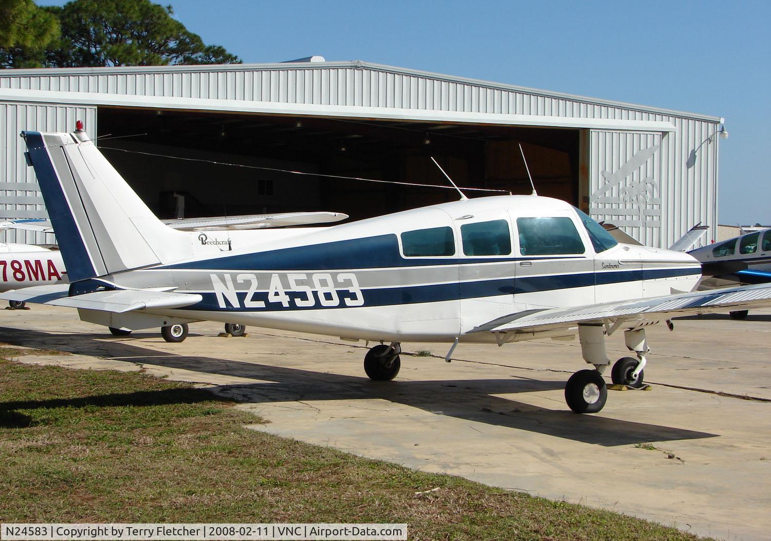 N24583, 1973 Beech C23 Sundowner 180 C/N M-1438, Part of the Venice Municipal General Aviation scene
