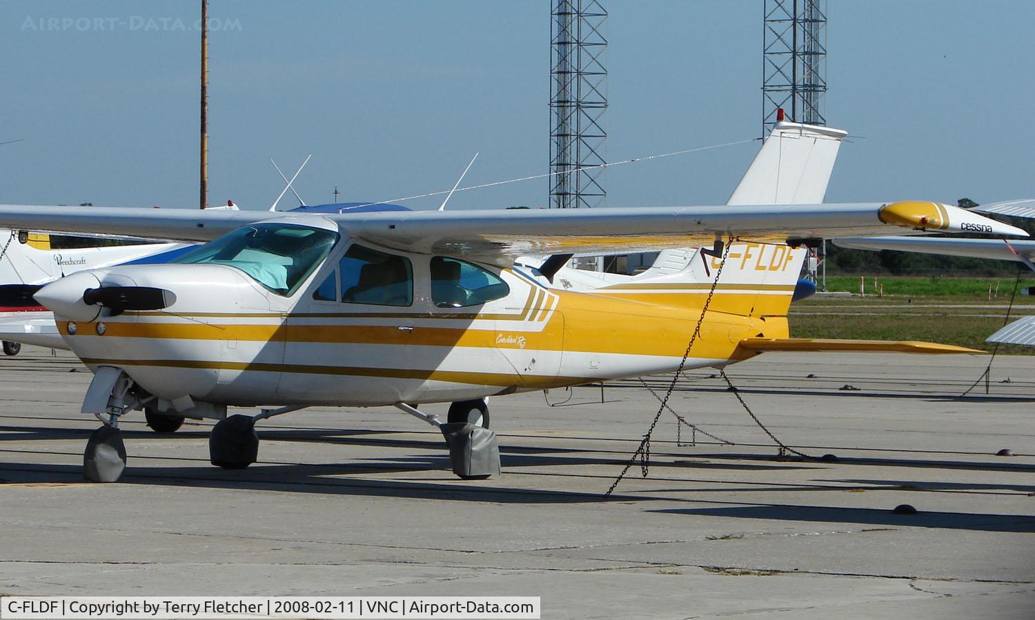 C-FLDF, 1974 Cessna 177RG Cardinal C/N 177RG0520, Canadian Cessna 'snowbird' enjoying the Florida Winter sun