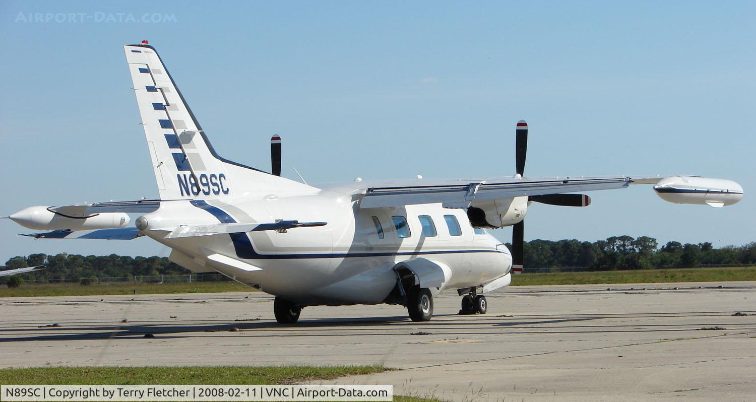 N89SC, 1981 Mitsubishi MU-2B-60 Marquise C/N 1516SA, Mu2 at Venice Municipal in Feb 2008