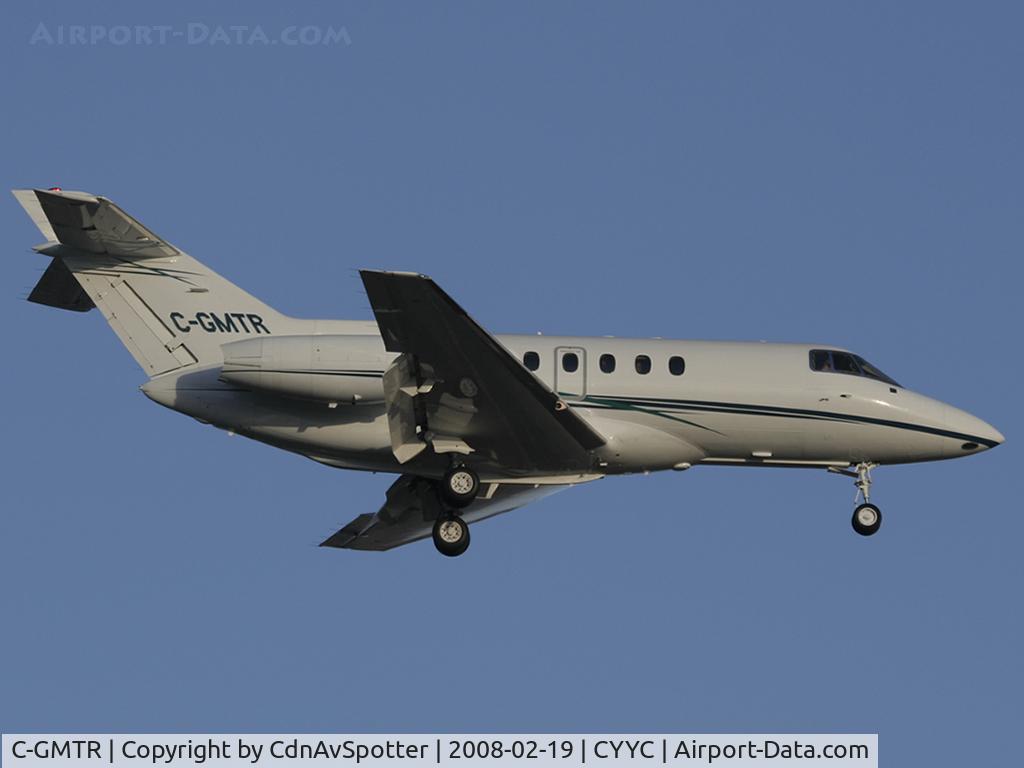 C-GMTR, 1989 British Aerospace BAe.125-800A C/N 258157, On final for Rwy 16