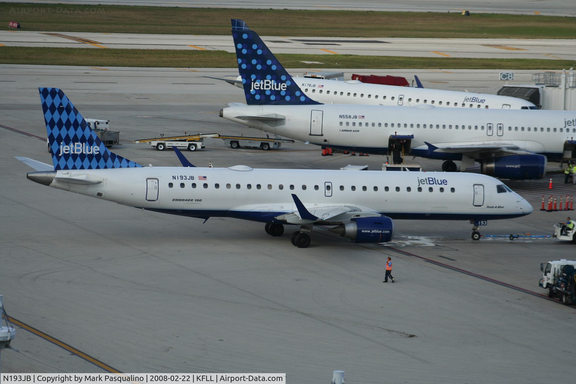 N193JB, 2005 Embraer 190AR (ERJ-190-100IGW) C/N 19000017, ERJ 190-100 IGW