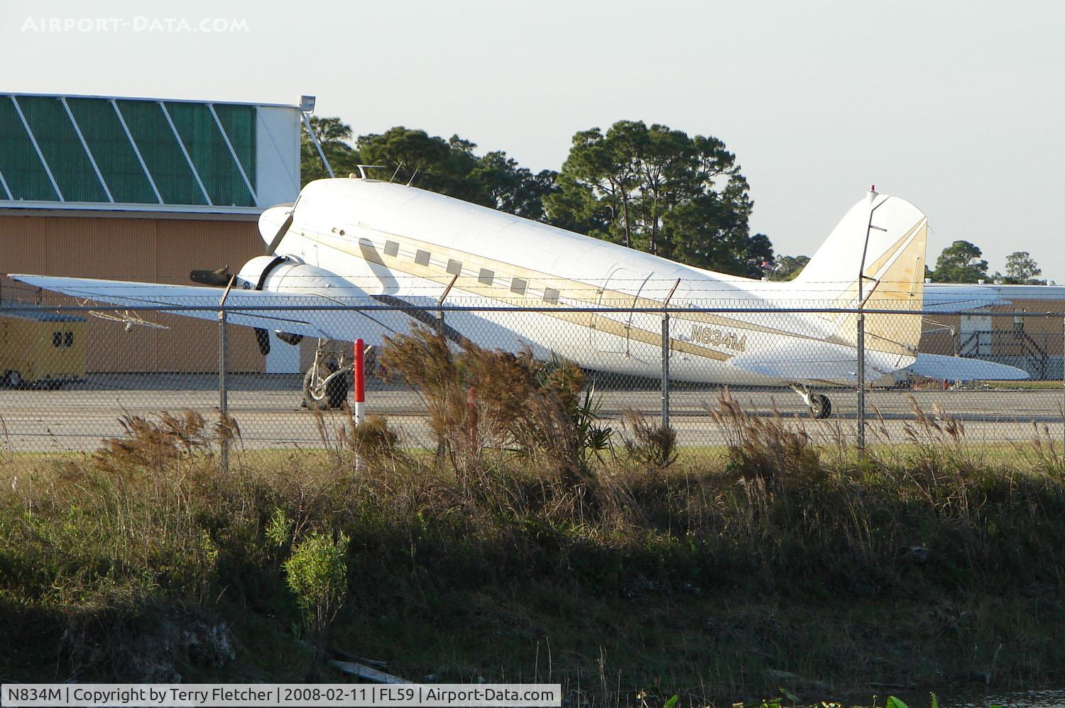 N834M, 1943 Douglas C-47 C/N 43-48950, Another of the Lee County Mosquito Control Daks