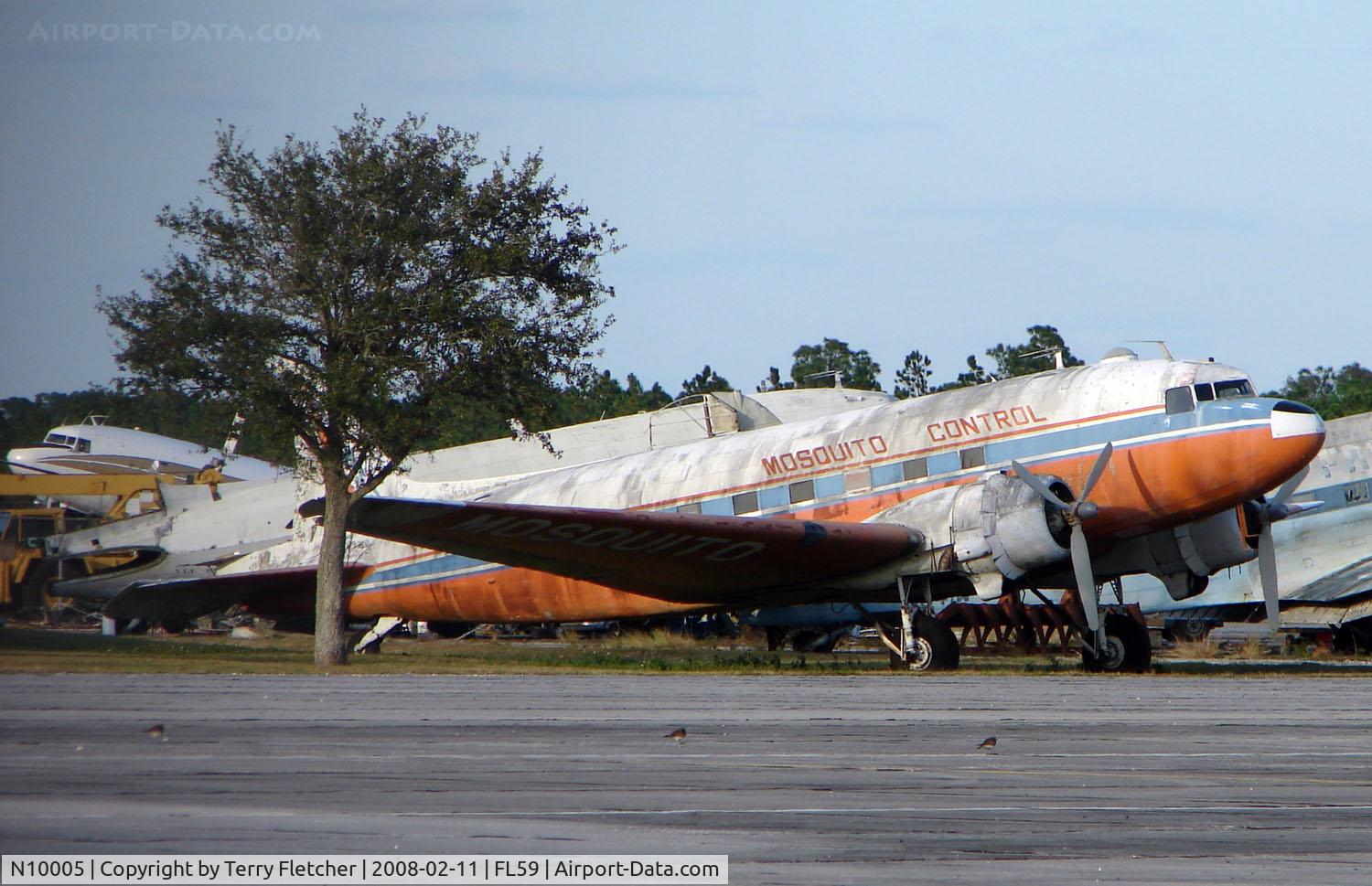 N10005, 1943 Douglas C-47B Skytrain C/N 14082/25527, Dakota used as a source of Spares