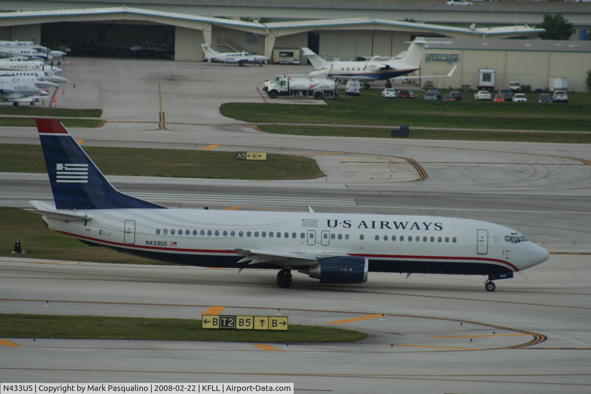N433US, 1990 Boeing 737-4B7 C/N 24555, Boeing 737-400