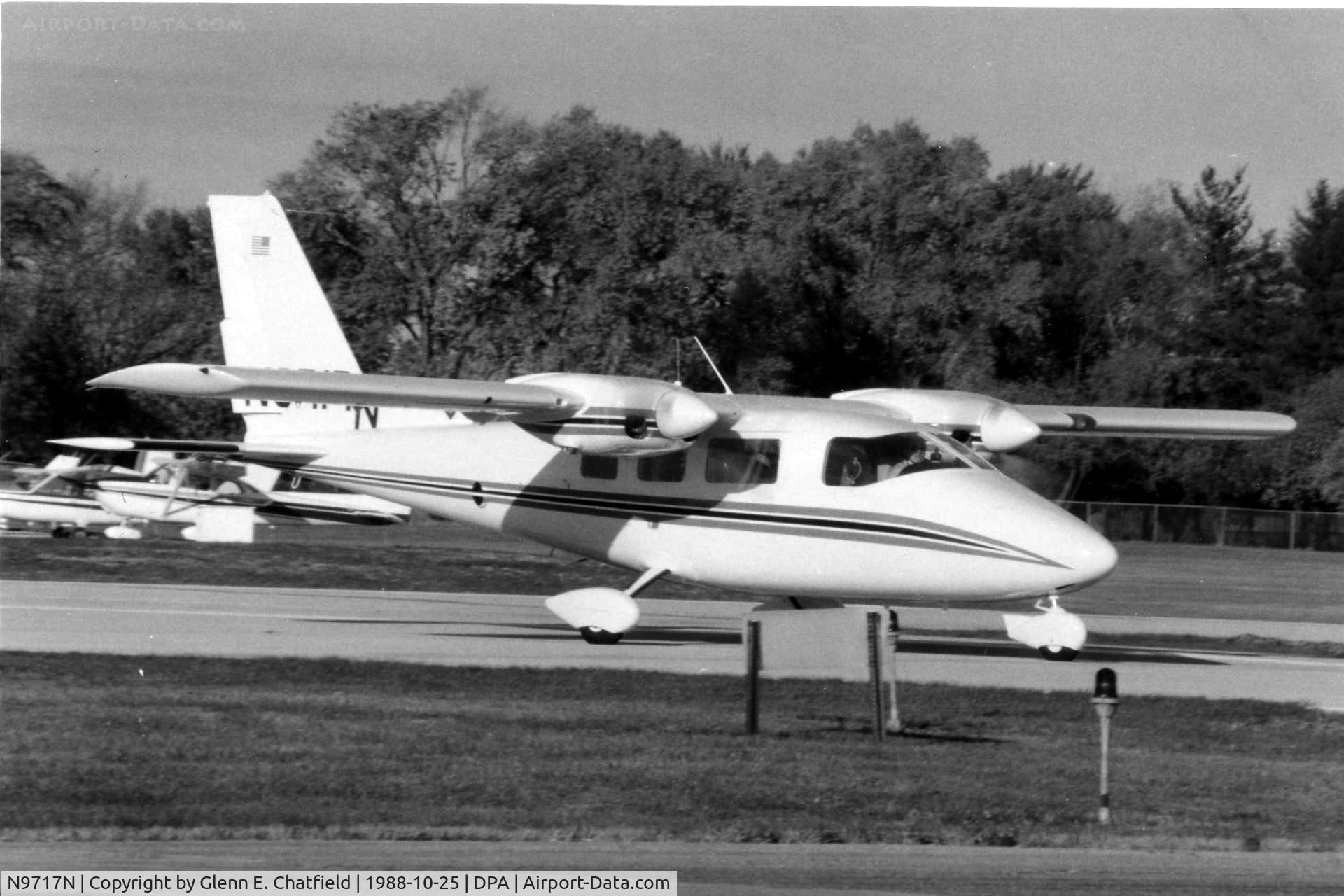 N9717N, Partenavia P-68B C/N Not found N9717N, Photo taken for aircraft recognition training.  Partenavia Victor