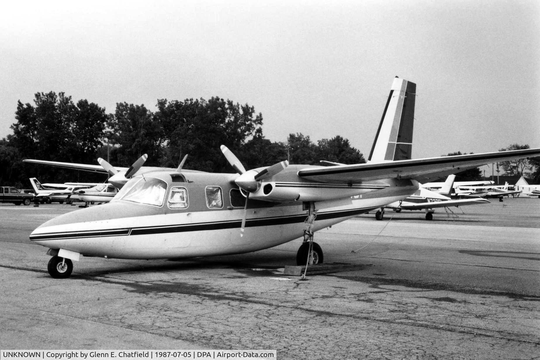UNKNOWN, , Photo taken for aircraft recognition training.  Aero Commander 500