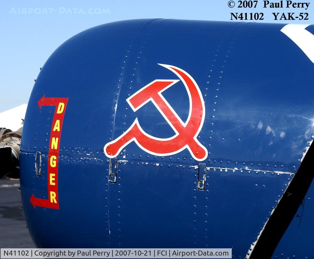 N41102, 1986 Yakovlev Yak-52 C/N 866508, Reminiscent of the old days