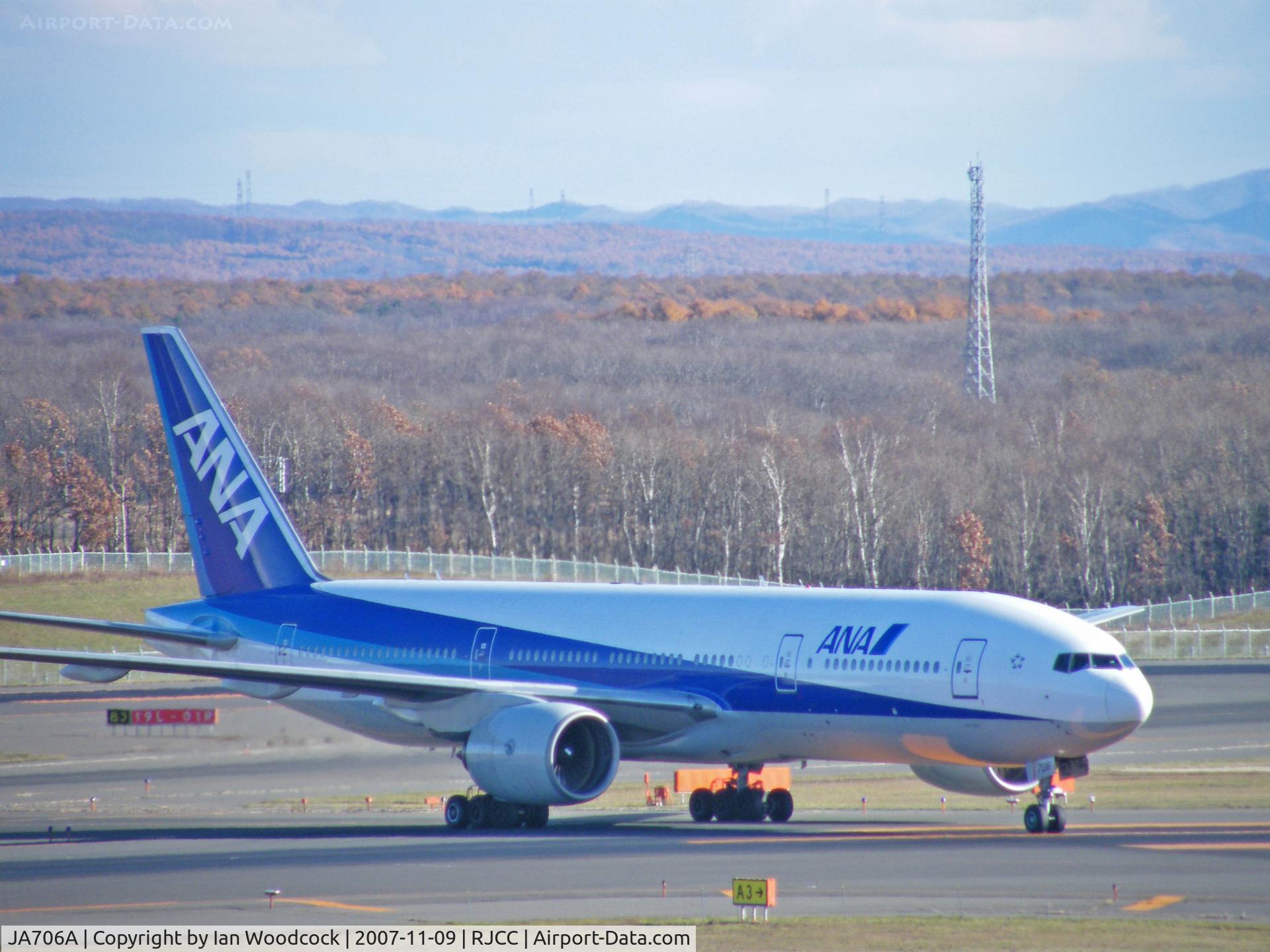 JA706A, Boeing 777-281 C/N 27036, Boeing 777-281/All Nippon Airways/Chitose