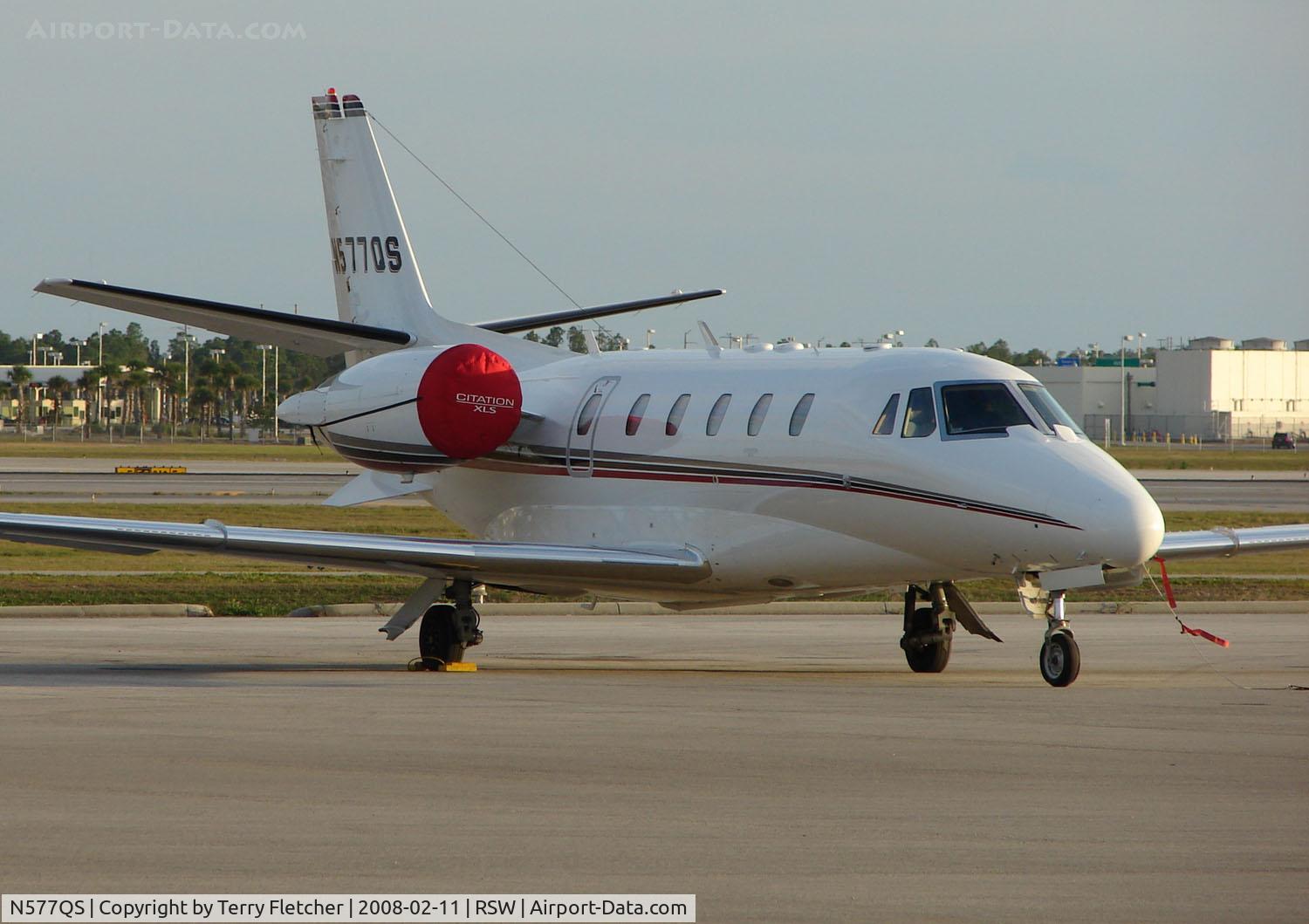 N577QS, 2007 Cessna 560XL C/N 560-5735, Citation Excel on the Southwest Florida executive ramp