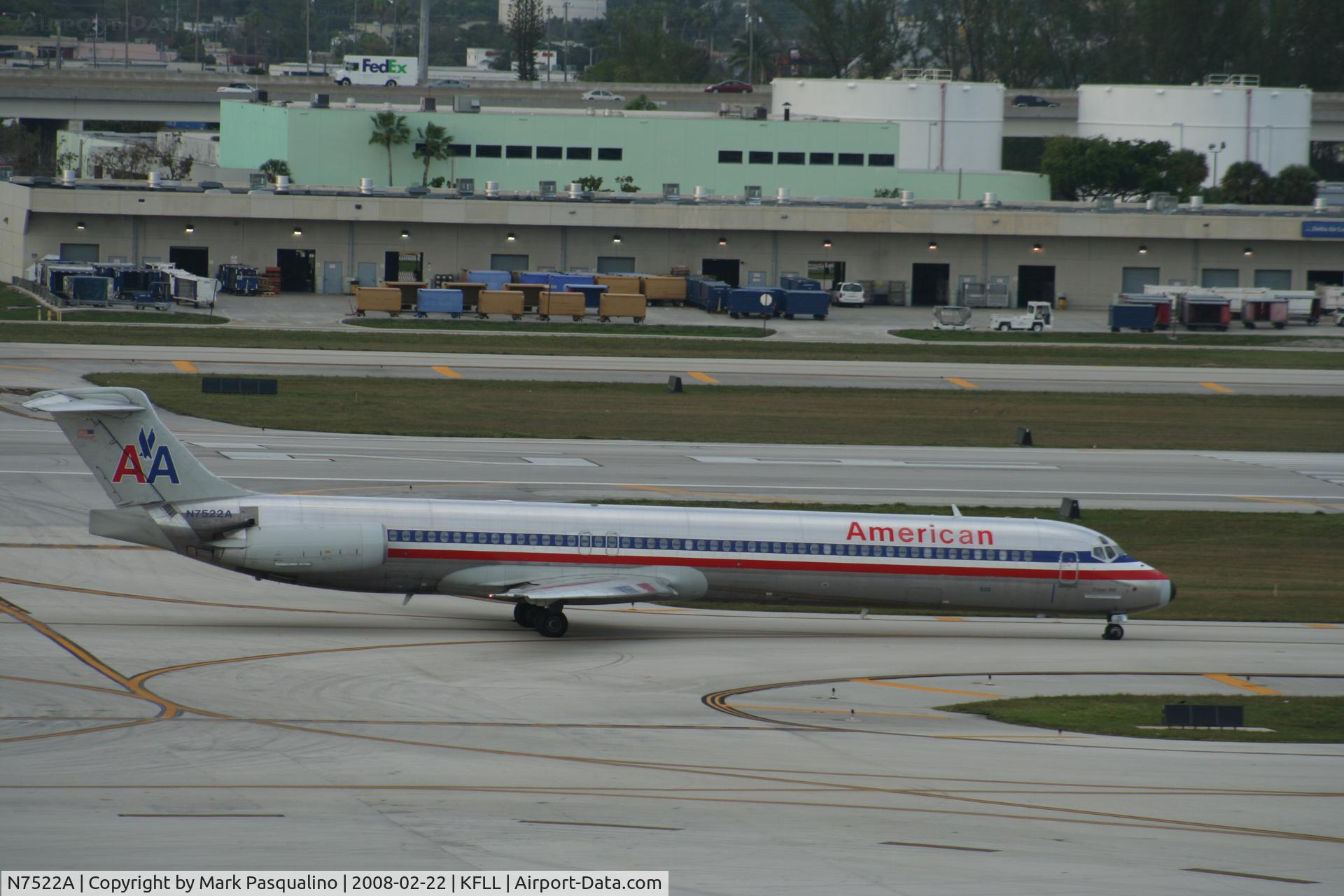 N7522A, 1990 McDonnell Douglas MD-82 (DC-9-82) C/N 49899, MD-82