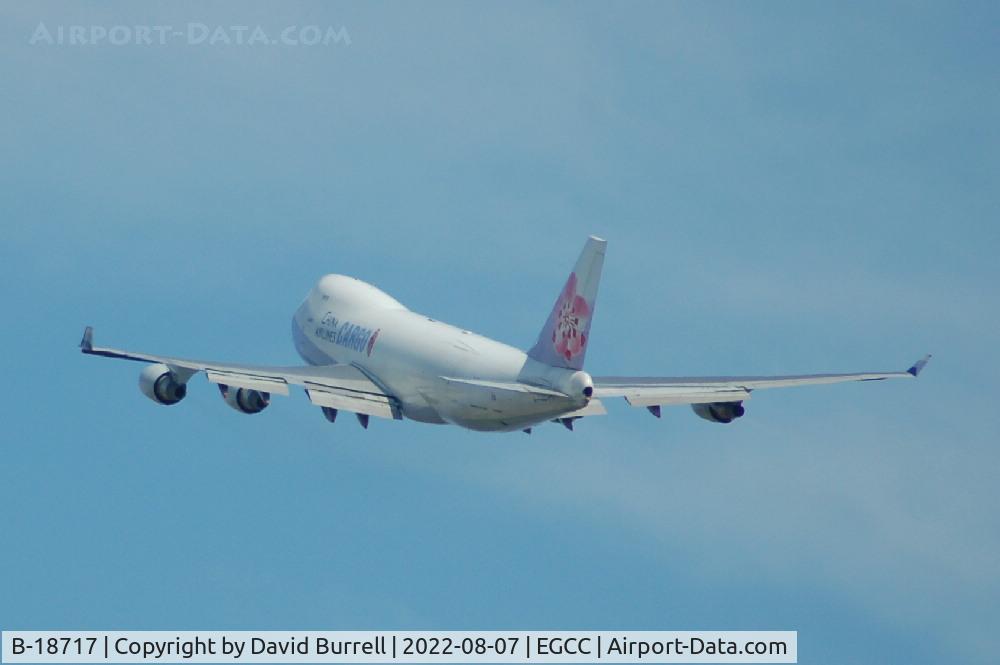 B-18717, 2004 Boeing 747-409F/SCD C/N 30769, China Airlines Cargo - Taking Off