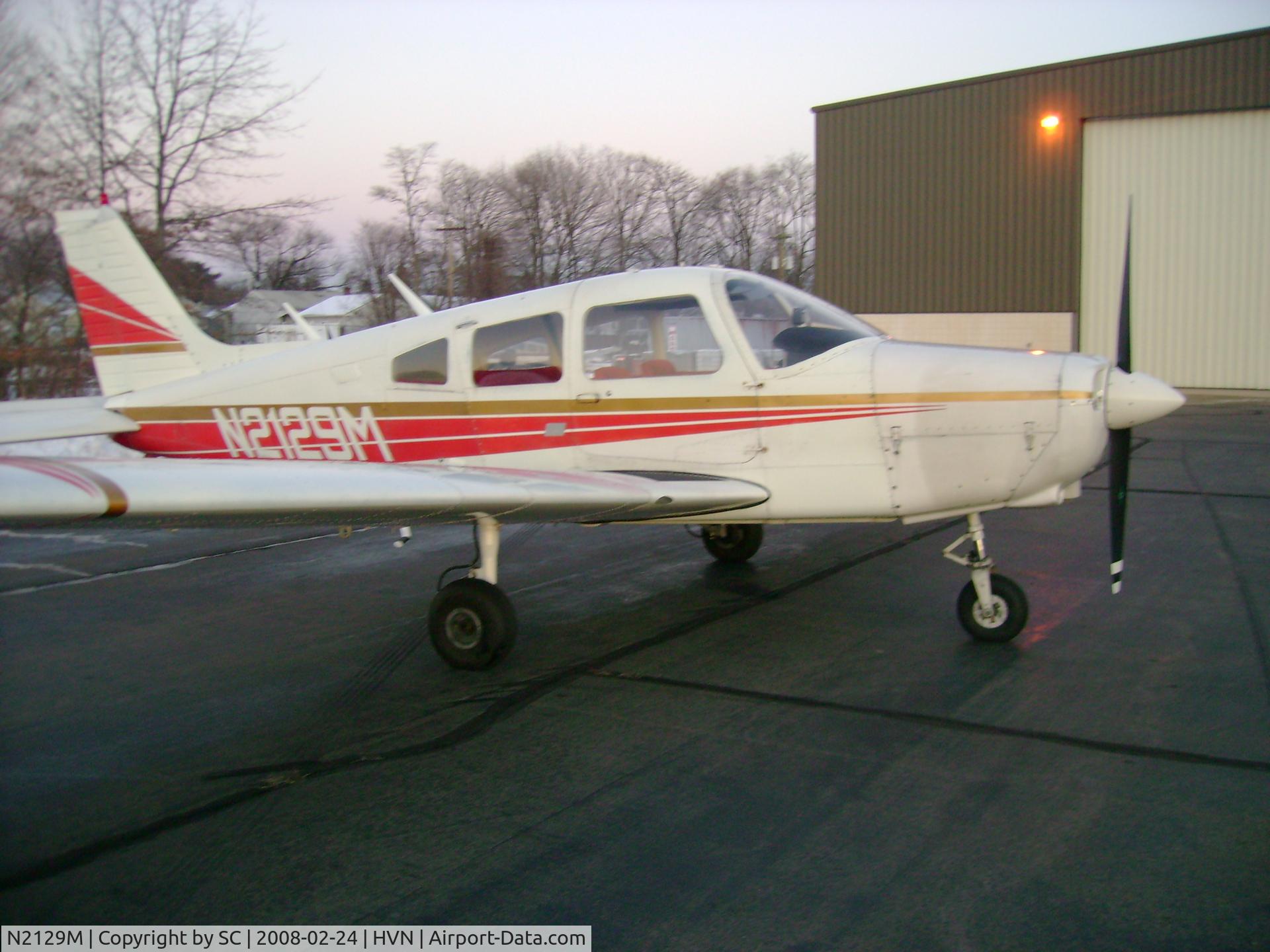N2129M, 1977 Piper PA-28-161 C/N 28-7816251, N2129M sitting on the east ramp @ HVN