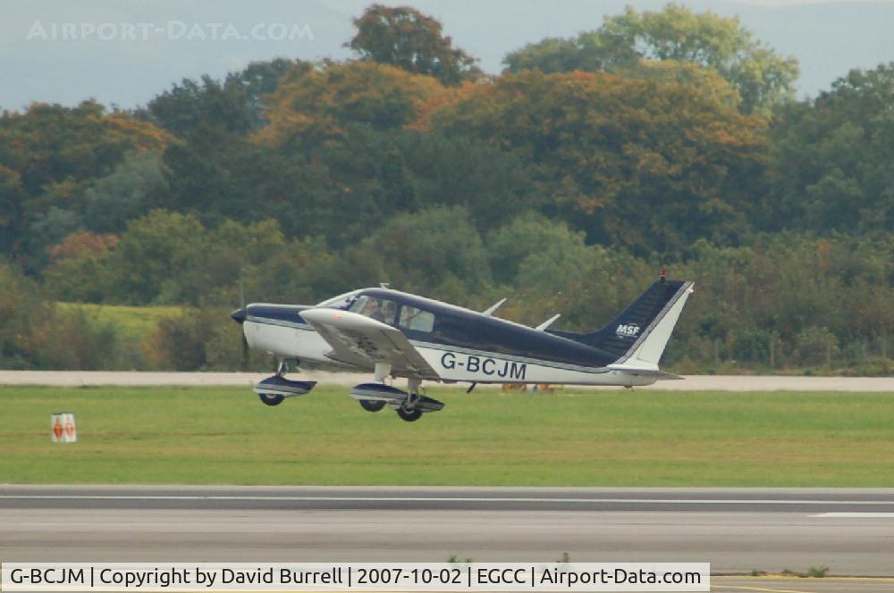 G-BCJM, 1974 Piper PA-28-140 Cherokee Cruiser C/N 28-7425321, Piper - Taking off