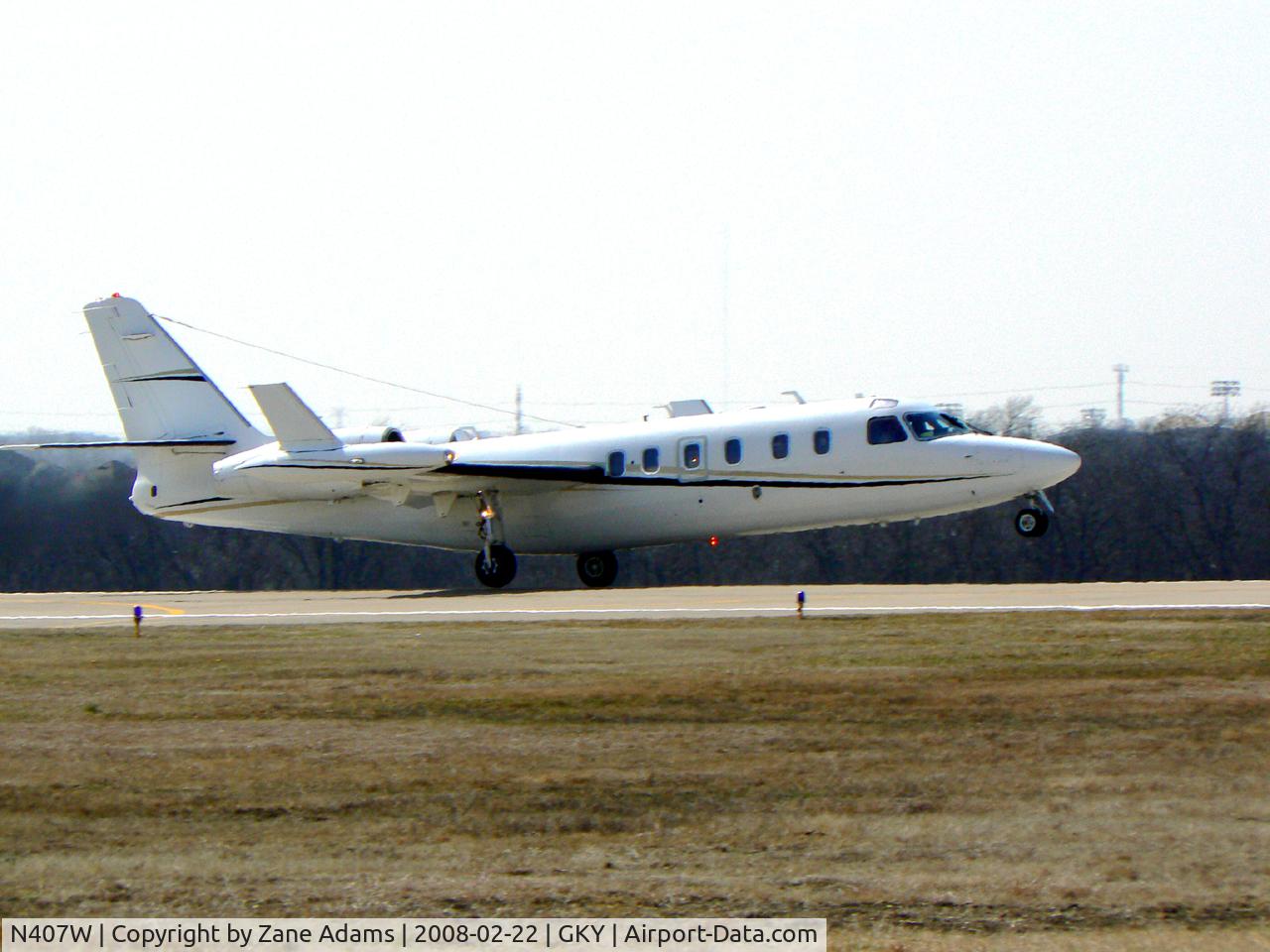 N407W, 1984 Israel Aircraft Industries 1124A C/N 407, At Arlington Municipal