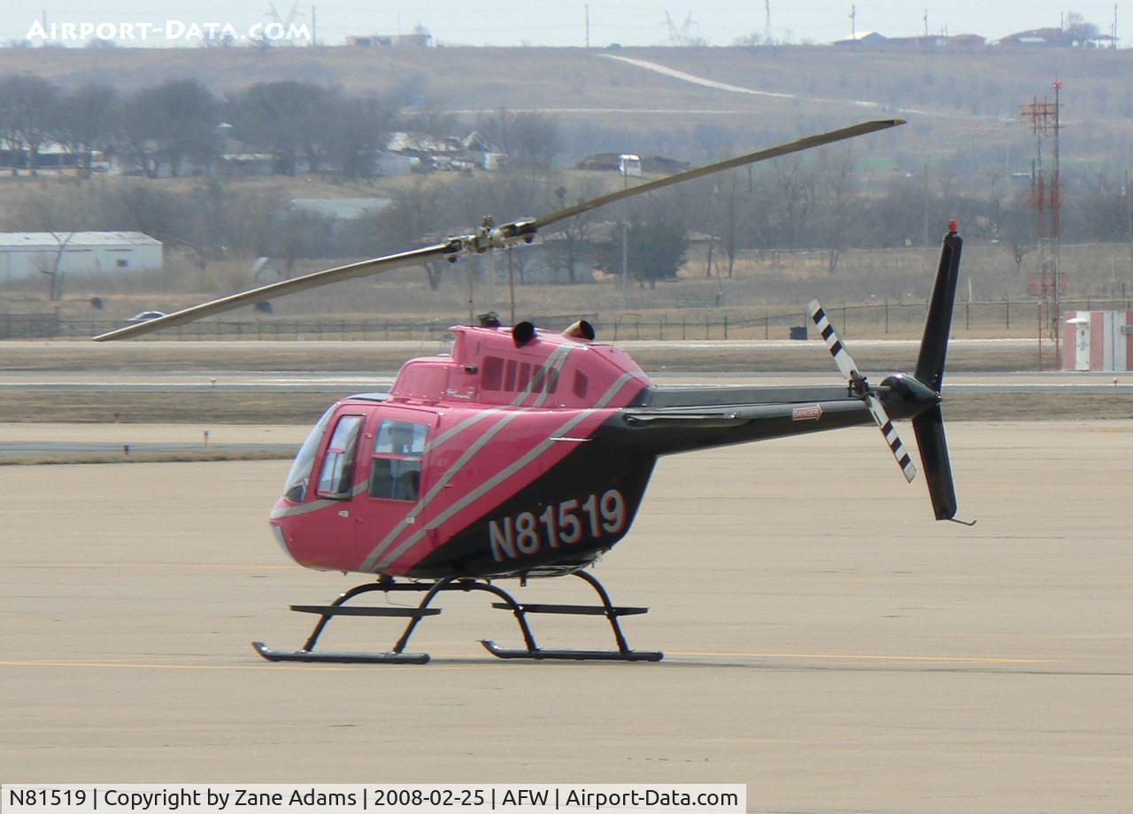 N81519, 1998 Bell 206B JetRanger C/N 4498, 206B on the Bell Helicopter Ramp