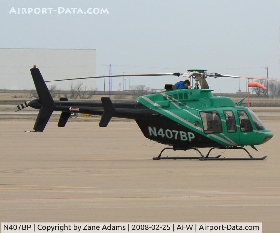 N407BP, 1999 Bell 407 C/N 53355, 407 on the Bell Helicopter Ramp