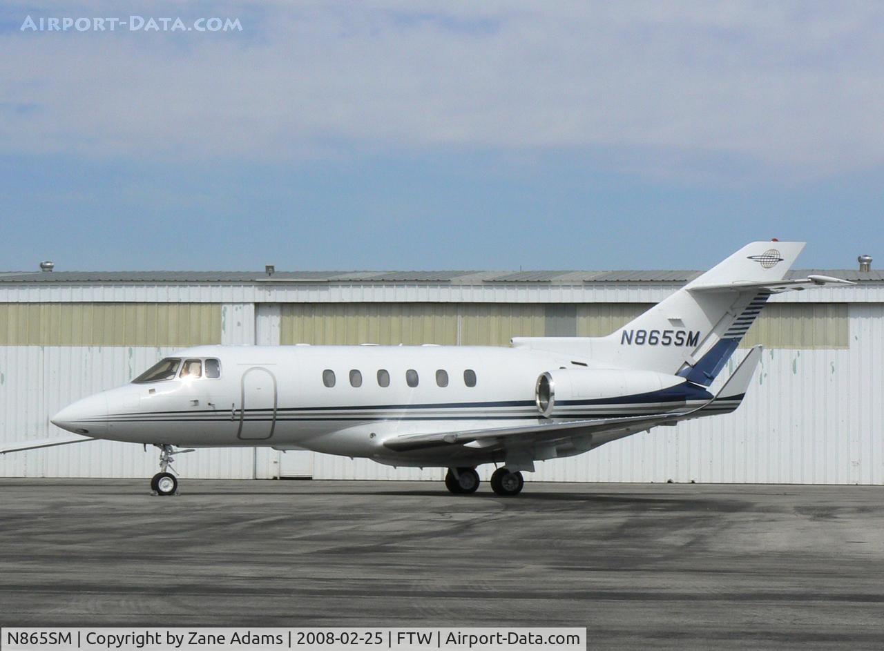N865SM, 1998 Raytheon Hawker 800XP C/N 258365, At Meacham Field ( as of 06.2008 this iair craft is now registered as N243BA)