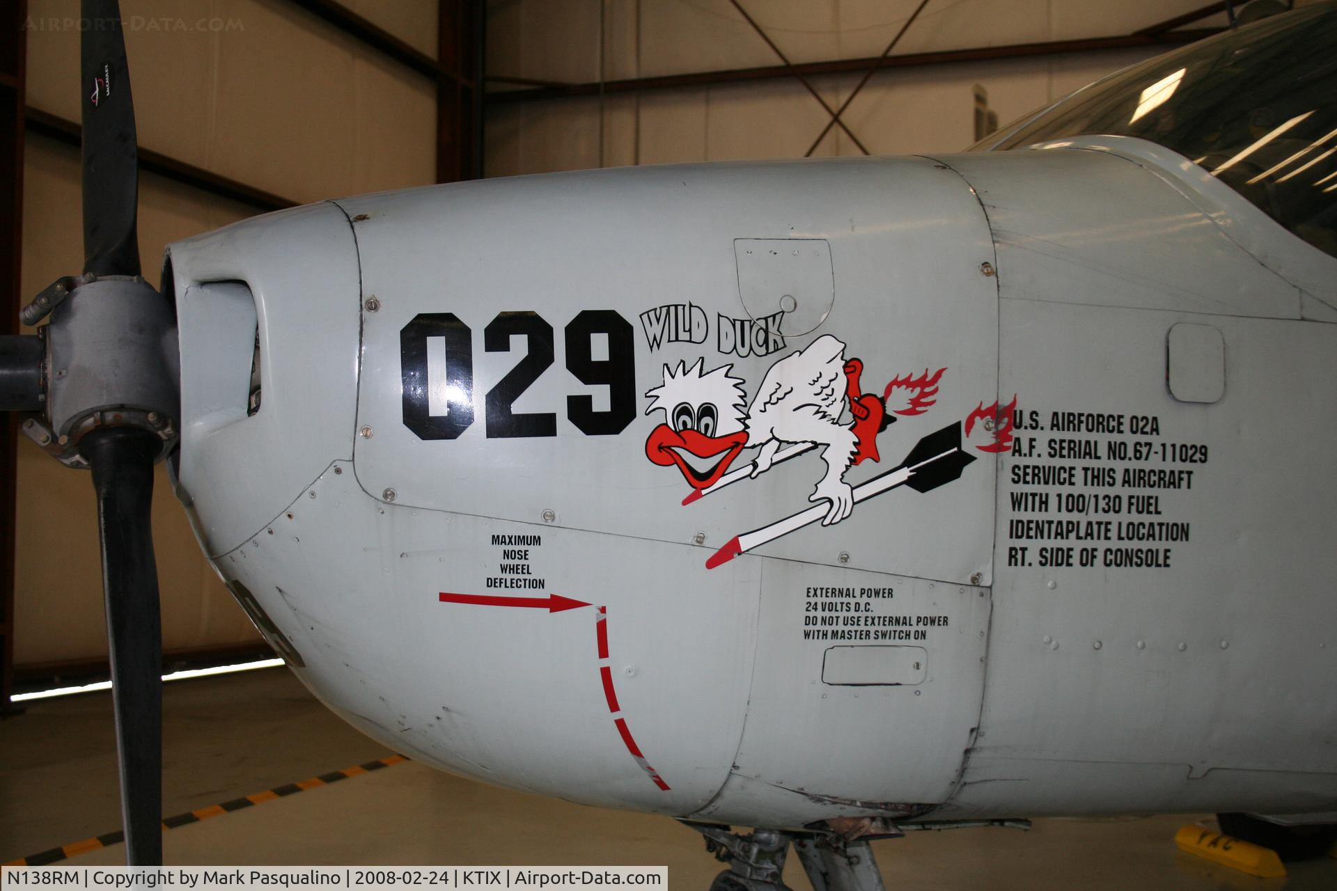 N138RM, 1969 Cessna M337B (O-2A) Super Skymaster C/N 337M-0305 (68-11029), Cessna 0-2A