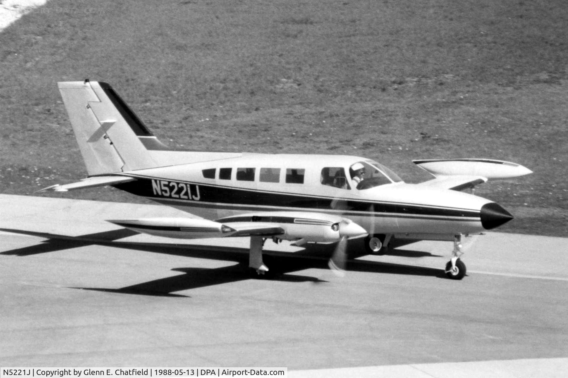N5221J, Cessna 402B C/N unknown, Photo taken for aircraft recognition training.  Ex- N5221J, Cessna 402