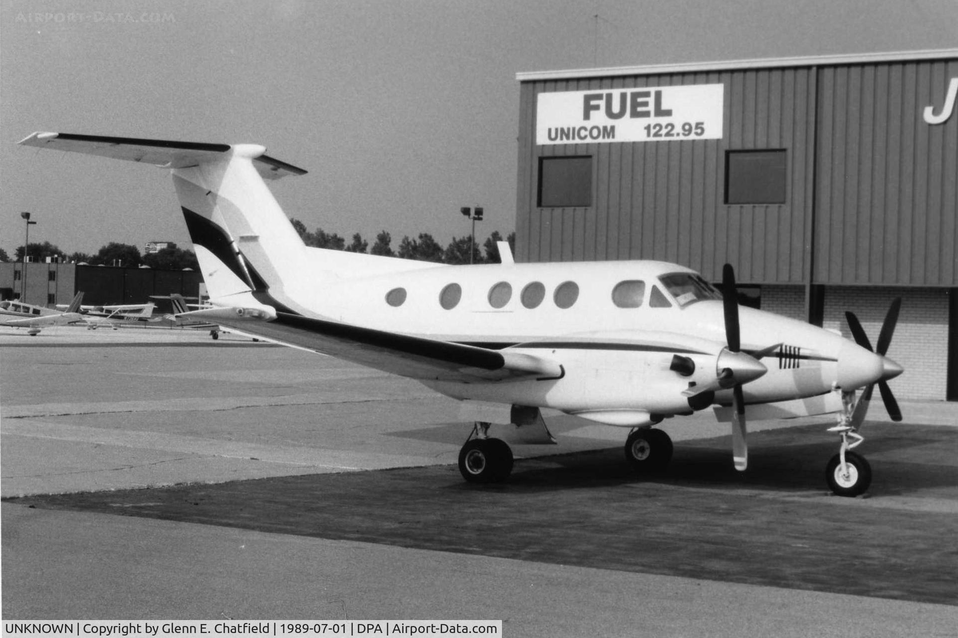 UNKNOWN, , Photo taken for aircraft recognition training.  Beech King Air F90