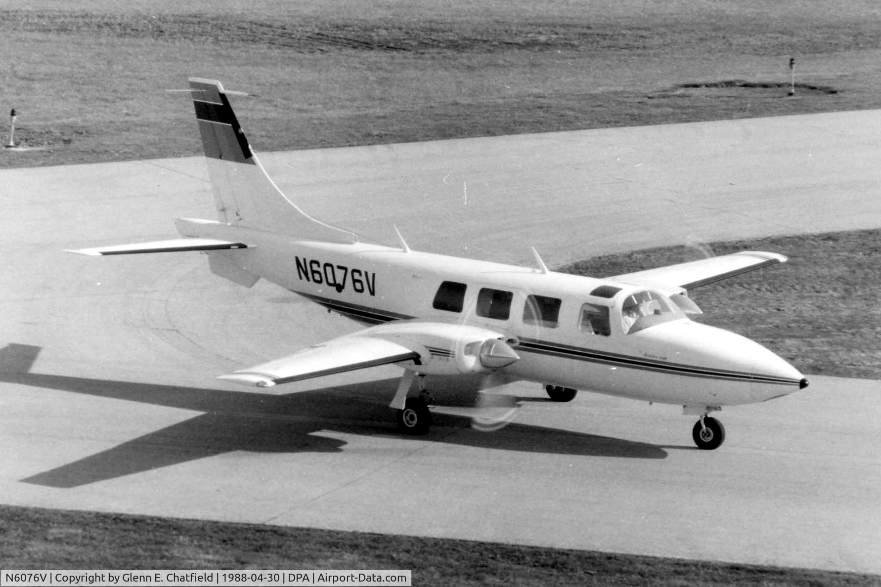 N6076V, 1979 Piper Aerostar 601P C/N 61P07218063349, Photo taken for aircraft recognition training. Became N349TC
