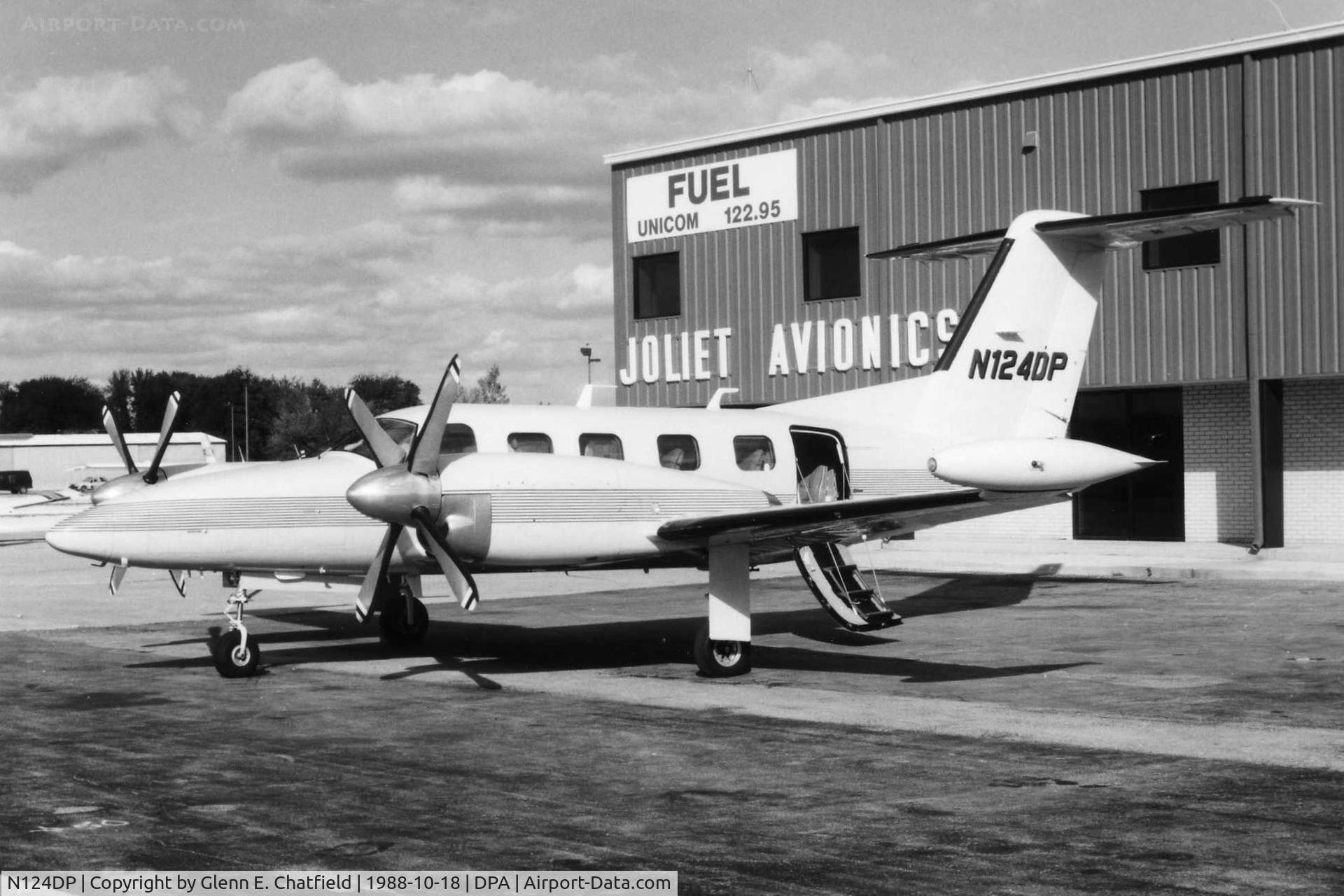 N124DP, 1984 Piper PA-42-1000 Cheyenne 400LS C/N 42-5527018, Photo taken for aircraft recognition training.