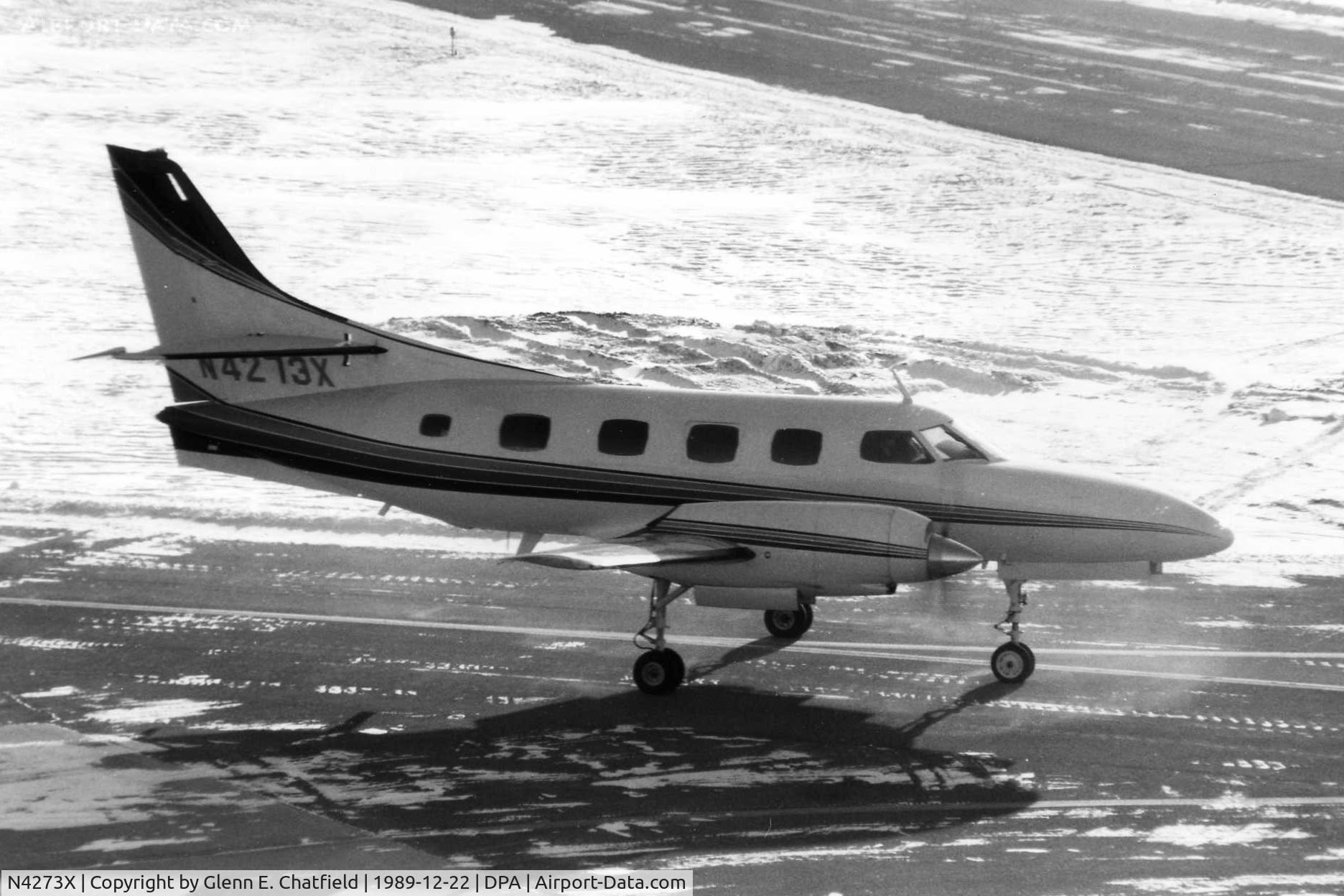 N4273X, 1976 Swearingen SA-226T Merlin IIIA C/N T268, Photo taken for aircraft recognition training.  Merlin 3