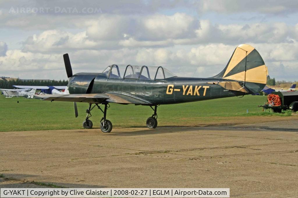 G-YAKT, 1989 Bacau Yak-52 C/N 8910302, Registered Owner: TRUSTEE OF: G-YAKT GROUP - Previous ID: DOSAAF 149 yellow then RA-01564