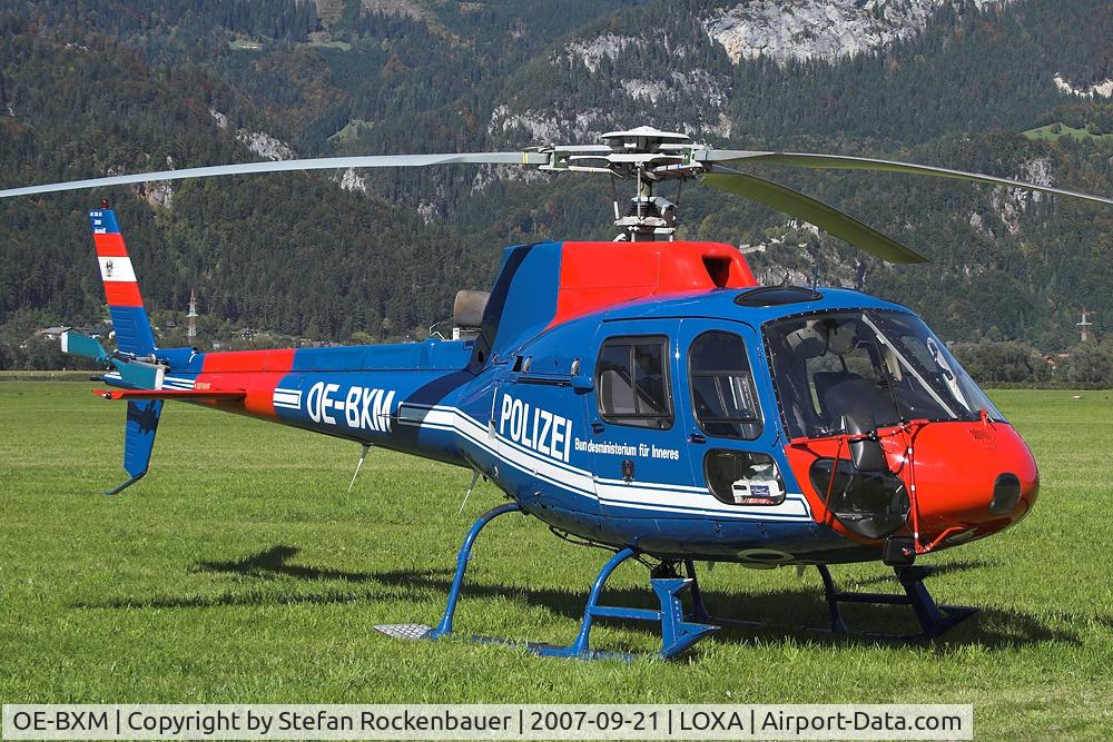 OE-BXM, Aerospatiale AS-350B-1 Ecureuil C/N 2113, AS-350