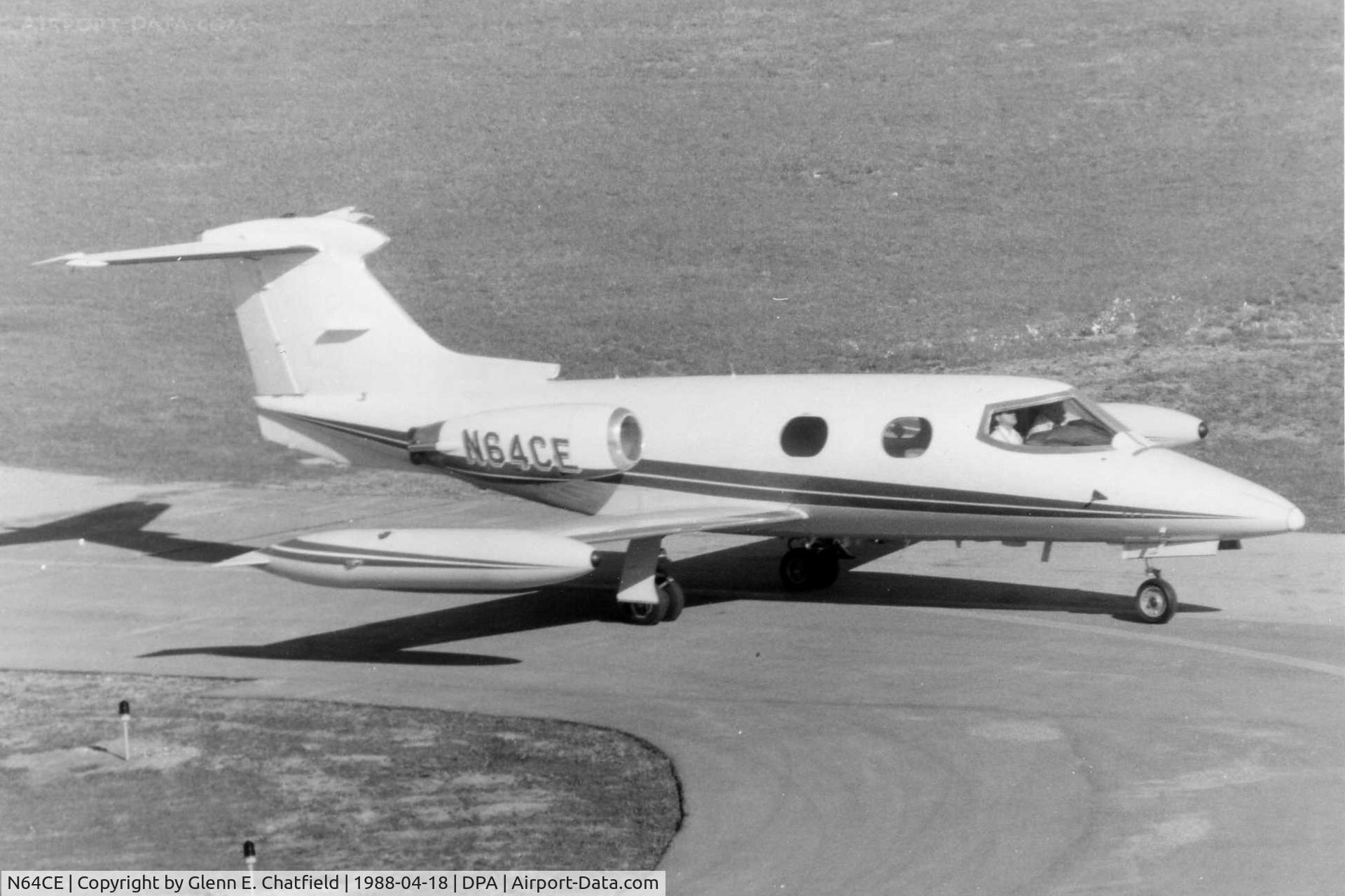 N64CE, 1969 Learjet 24B C/N 205, Photo taken for aircraft recognition training.