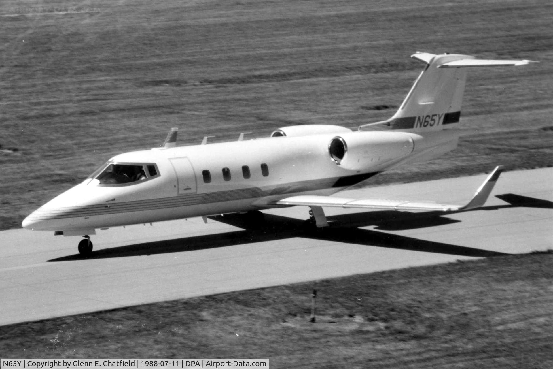 N65Y, 1984 Gates Learjet 55 C/N 121, Photo taken for aircraft recognition training.  Ex-N65Y, Learjet 55