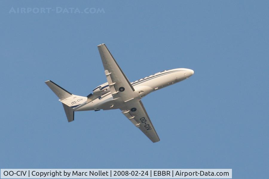 OO-CIV, 2004 Cessna 525A CitationJet CJ2 C/N 525A-0206, Taking of at Brussels Airport