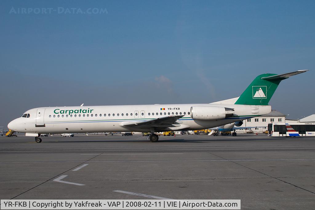 YR-FKB, 1991 Fokker 100 (F-28-0100) C/N 11369, Carpatair Fokker 100