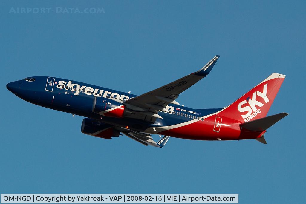 OM-NGD, 2006 Boeing 737-76N C/N 32674/1952, Sky Europe Boeing 737-700