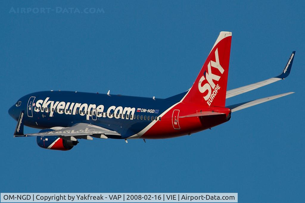 OM-NGD, 2006 Boeing 737-76N C/N 32674/1952, Sky Europe Boeing 737-700