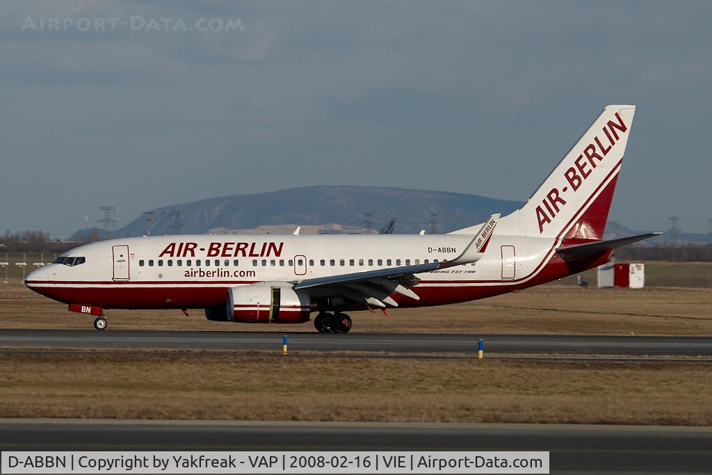 D-ABBN, 2004 Boeing 737-76Q C/N 30293, Air Berlin Boeing 737-700