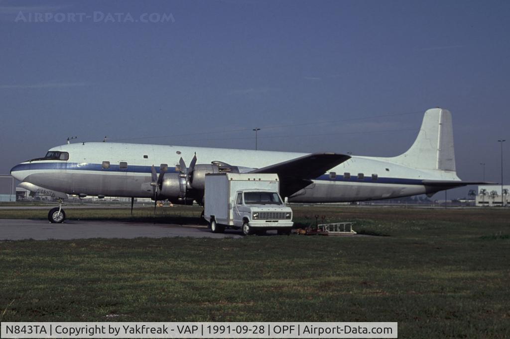 N843TA, 1955 Douglas DC-6B C/N 45514, Douglas DC6