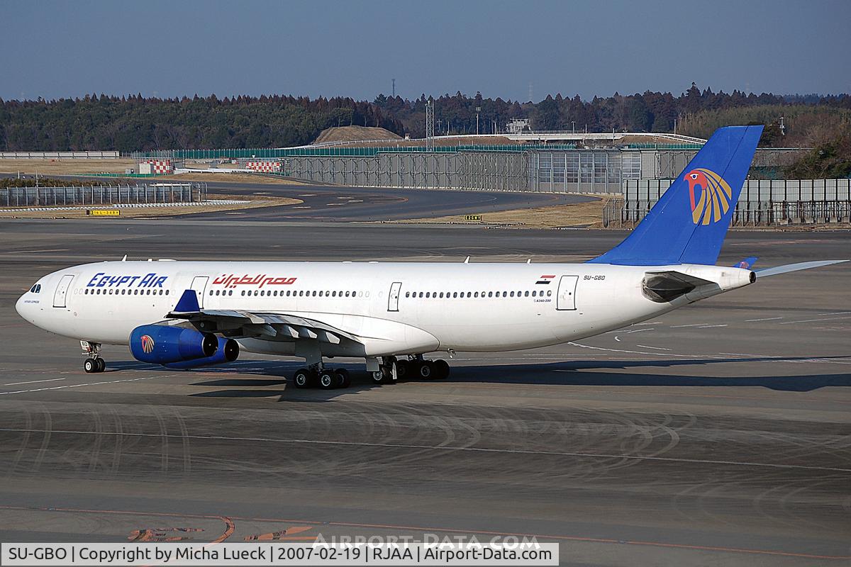 SU-GBO, 1997 Airbus A340-212 C/N 178, Taxiing to the runway