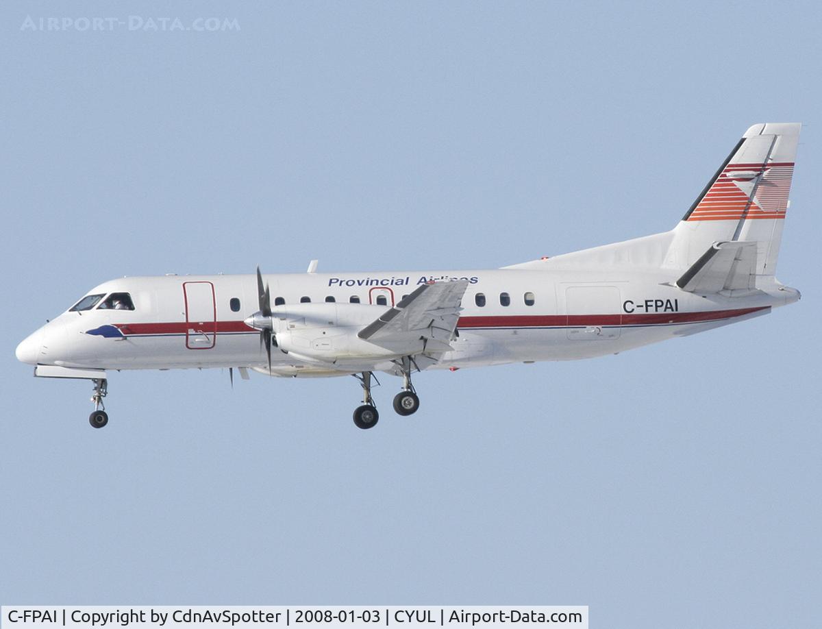 C-FPAI, 1985 Saab SF340A C/N 340A-047, A regular in Montreal on final for Rwy 24R