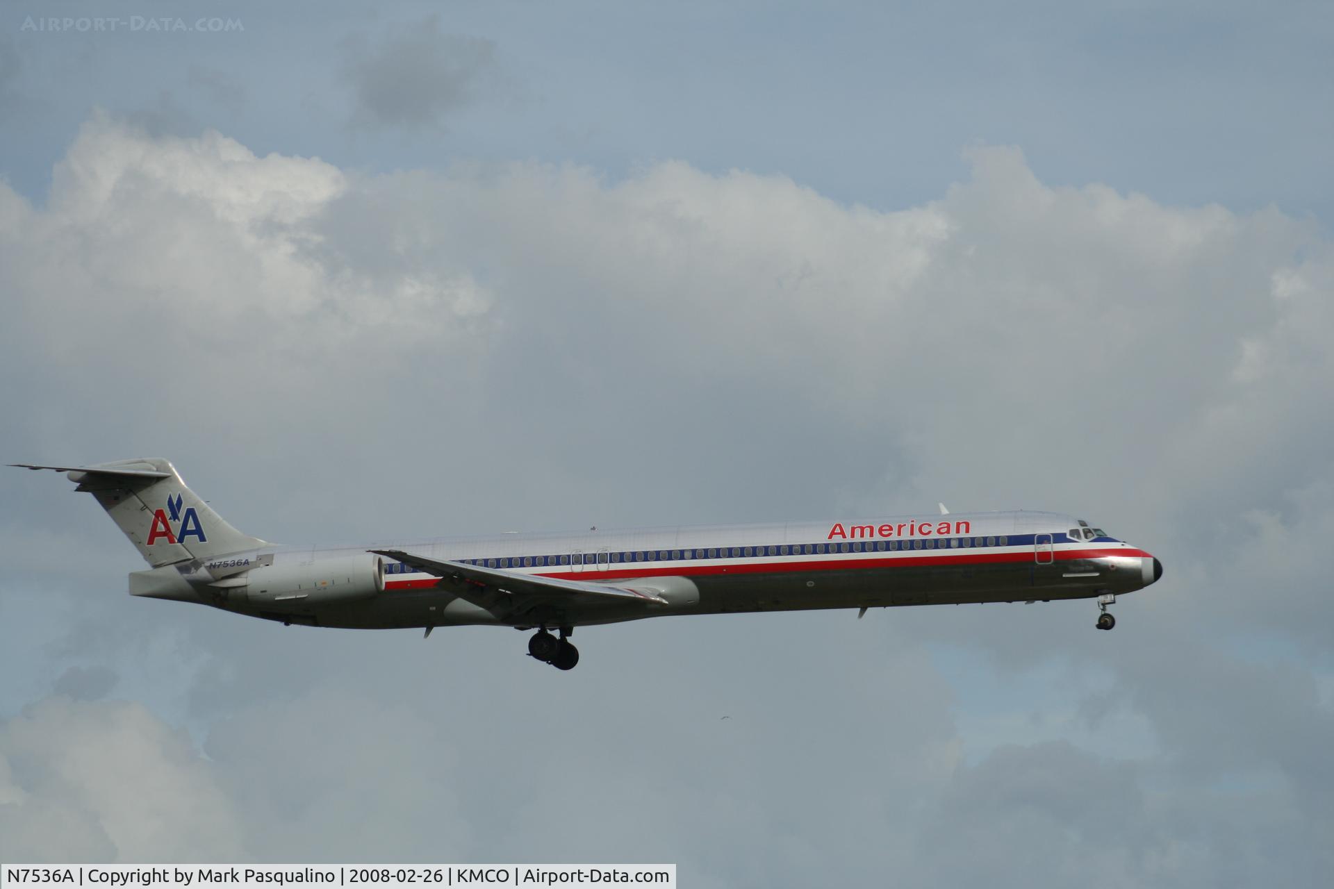 N7536A, 1990 McDonnell Douglas MD-82 (DC-9-82) C/N 49990, MD-82