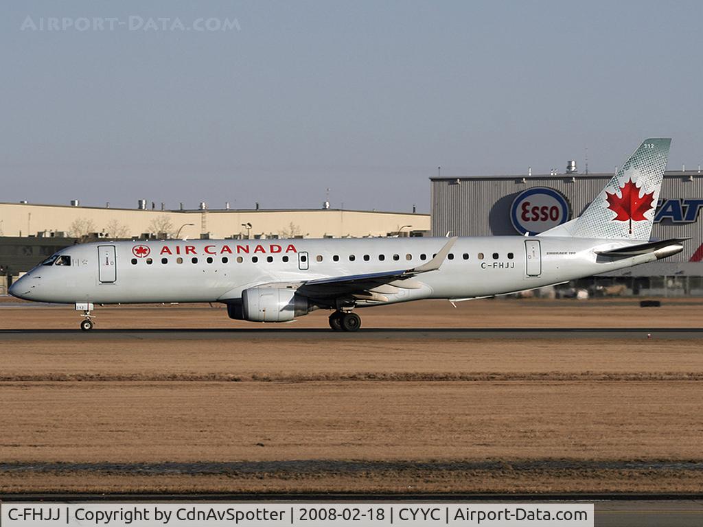 C-FHJJ, 2006 Embraer 190AR (ERJ-190-100IGW) C/N 19000041, On the takeoff roll on Rwy 34