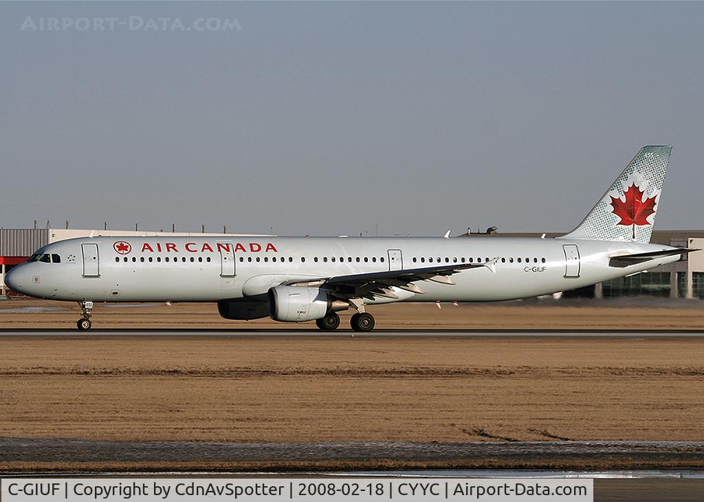 C-GIUF, 2001 Airbus A321-211 C/N 1638, Air Canada A321 on the roll for take-off on Rwy 34