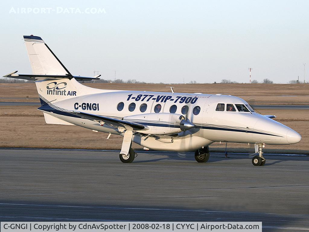 C-GNGI, 1987 British Aerospace BAe-3112 Jetstream 31 C/N 739, Infinit Air Private Jetstream 31 taxiing to the Shell apron